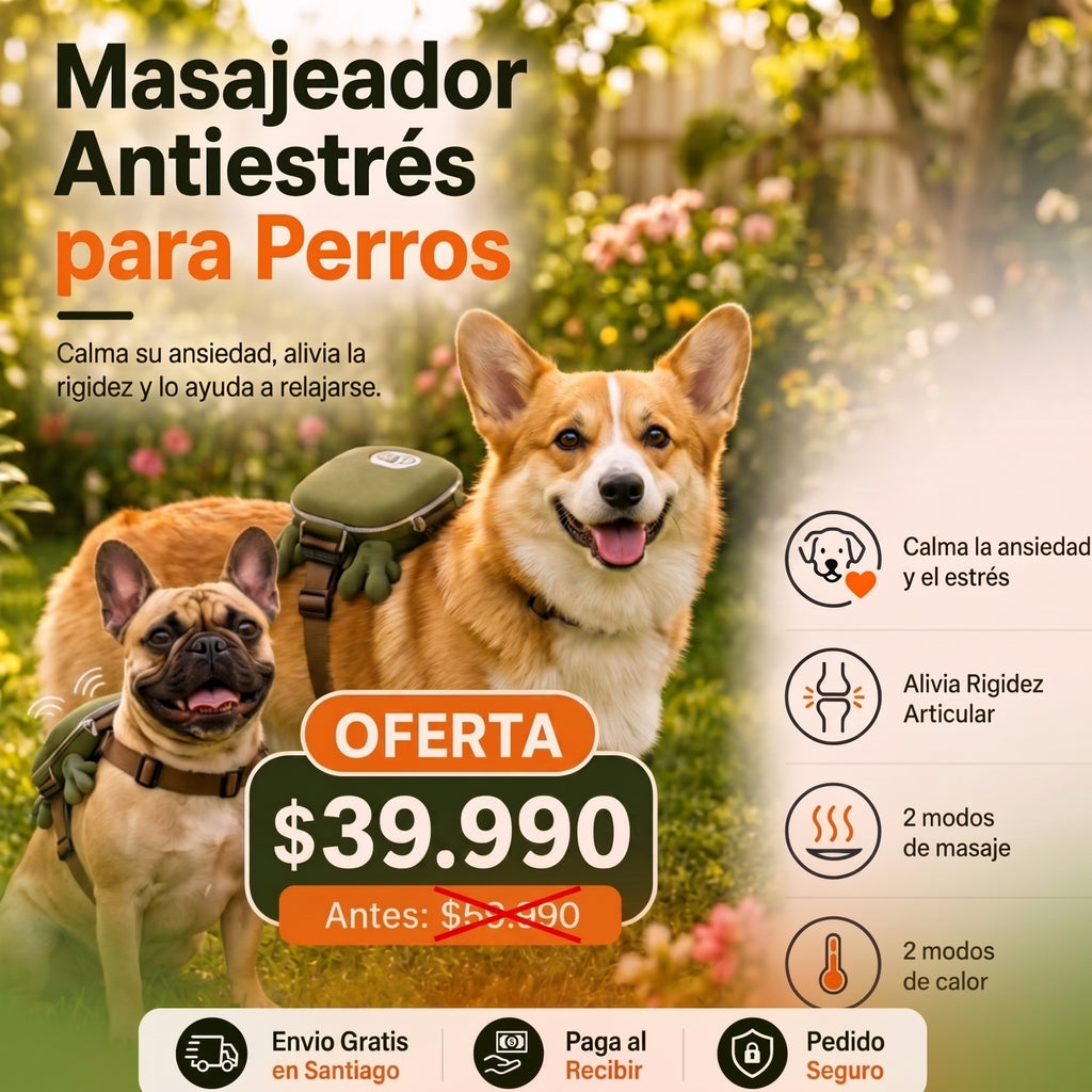 Masajeador Anti Estres-Ansiedad Para tu Mascota